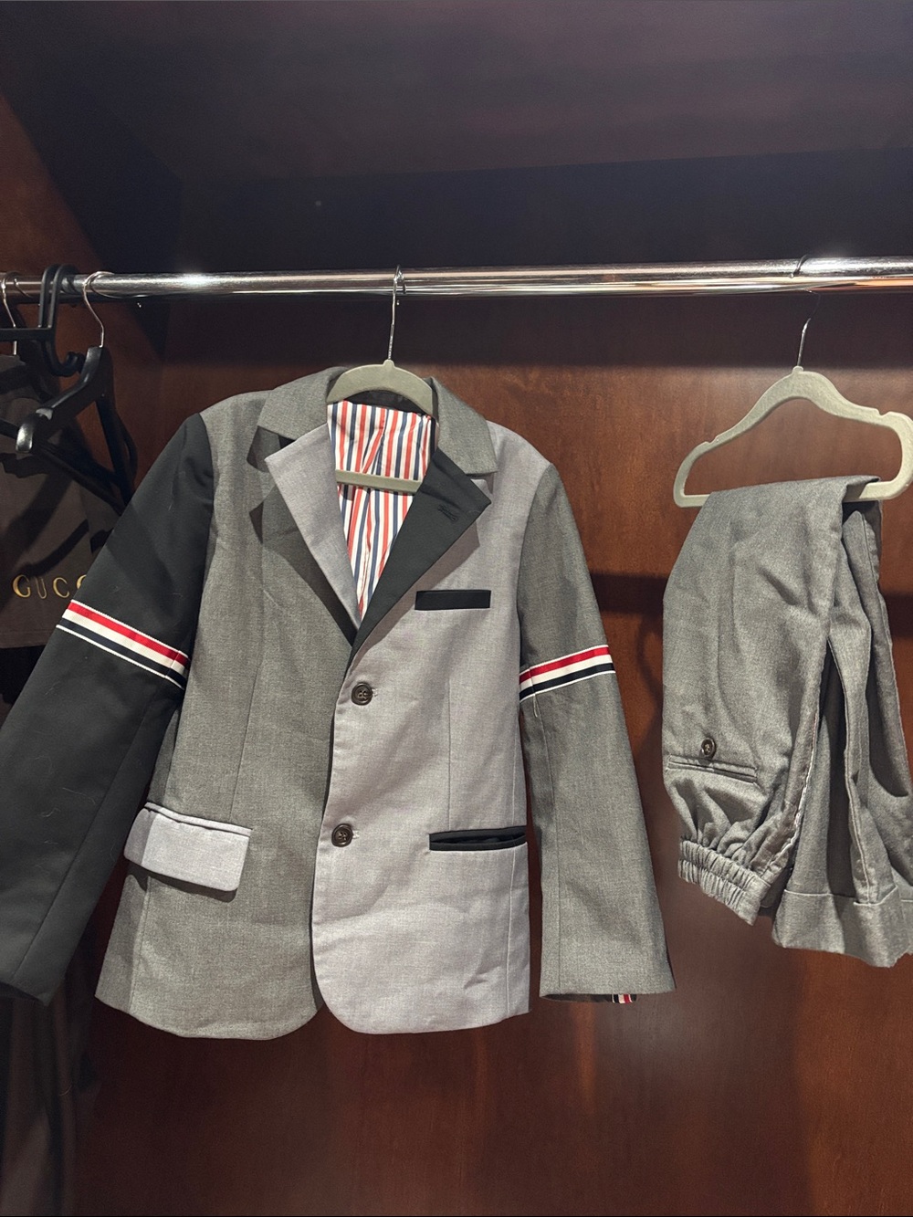 Thom Browne Kids Blazer Set